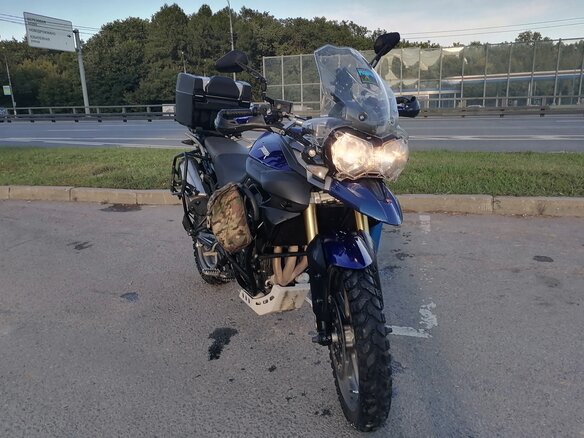 2014 Triumph Tiger 800, синий, 610000 рублей - вид 1