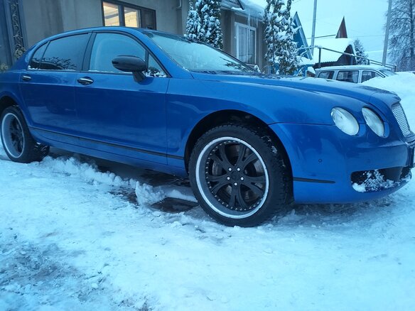 2007 Bentley Continental Flying Spur, синий, 1550000 рублей - вид 3