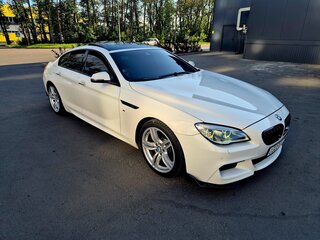 2015 BMW 6 серии Gran Coupe 640i xDrive III (F06/F13/F12) Рестайлинг, белый, 3100000 рублей, вид 3