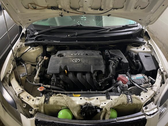 2008 Toyota Corolla Fielder X (E140, E150) Рестайлинг, белый, 850000 рублей - вид 11