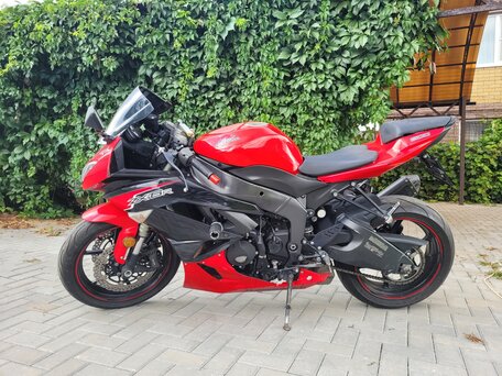 2009 Kawasaki ZX-6 Ninja, красный, 560000 рублей, вид 2