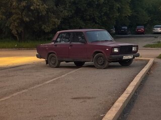 2003 Lada (ВАЗ) 2107, пурпурный, 150000 рублей, вид 5