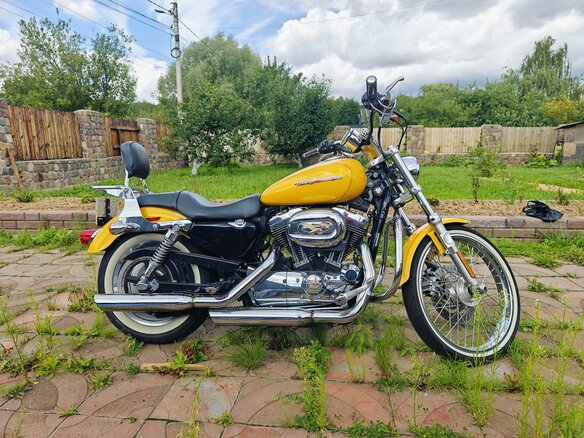 2007 Harley-Davidson Sportster 1200, жёлтый, 750000 рублей