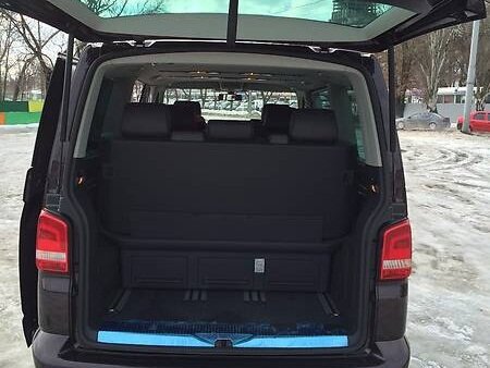 2013 Volkswagen Multivan T5 Рестайлинг, коричневый - вид 3