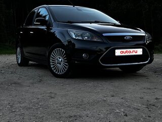 2009 Ford Focus II Рестайлинг, чёрный, 570000 рублей, вид 5