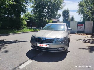 2014 Skoda Superb DSG II Рестайлинг, бежевый, 850000 рублей, вид 1