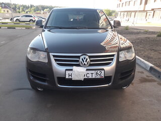 2007 Volkswagen Touareg I Рестайлинг, чёрный, 1100000 рублей, вид 2