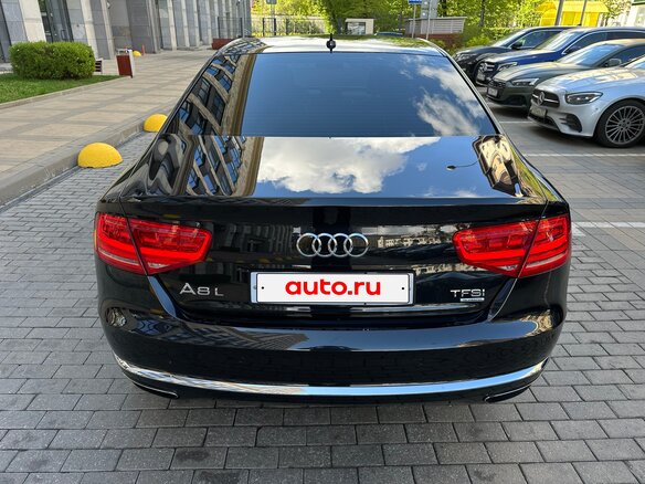 2013 Audi A8 Long III (D4), чёрный - вид 4