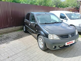 2009 Renault Logan I, чёрный, 385000 рублей, вид 3