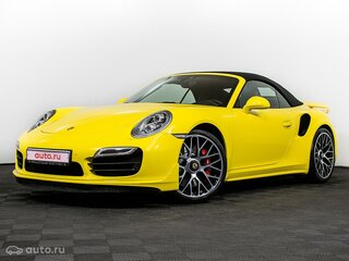 2015 Porsche 911 Turbo VII (991), жёлтый, 15150000 рублей, вид 1