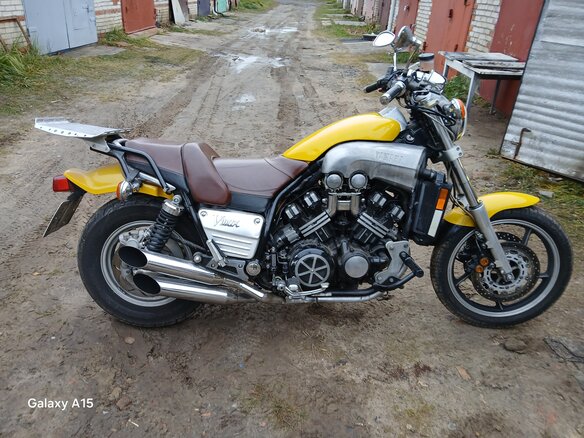 1988 Yamaha V-Max 1200, золотистый, 530000 рублей - вид 15