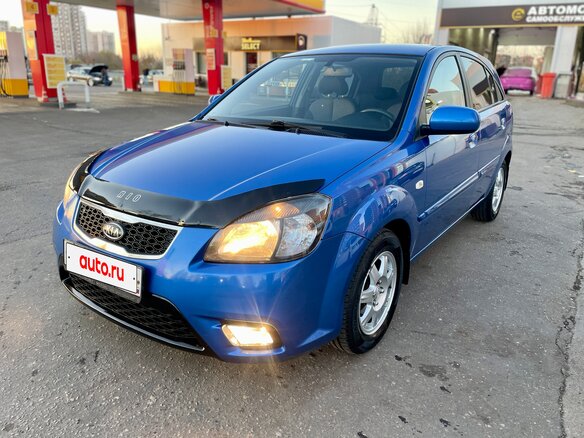 2010 Kia Rio II Рестайлинг, синий, 597000 рублей - вид 10