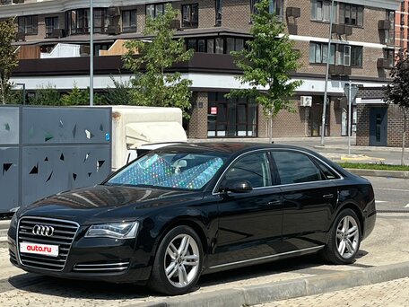 2013 Audi A8 Long III (D4), чёрный, 2040000 рублей, вид 1