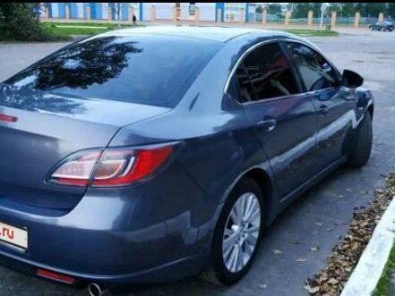 2008 Mazda 6 II (GH), серебристый