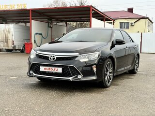 2018 Toyota Camry VII (XV50) Рестайлинг 2, чёрный, 2300000 рублей, вид 2