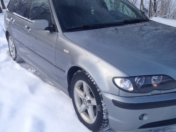 2004 BMW 3 серии 320d IV (E46) Рестайлинг, серый - вид 2