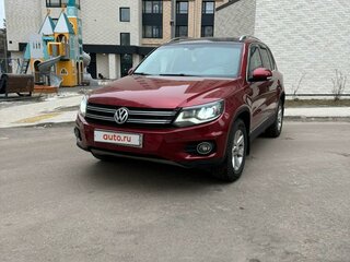 2012 Volkswagen Tiguan I Рестайлинг, красный, 925000 рублей, вид 3