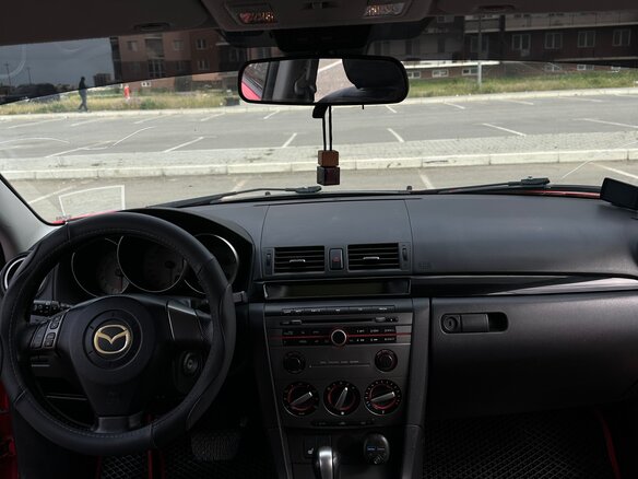 2007 Mazda 3 I (BK) Рестайлинг, красный, 690000 рублей - вид 7