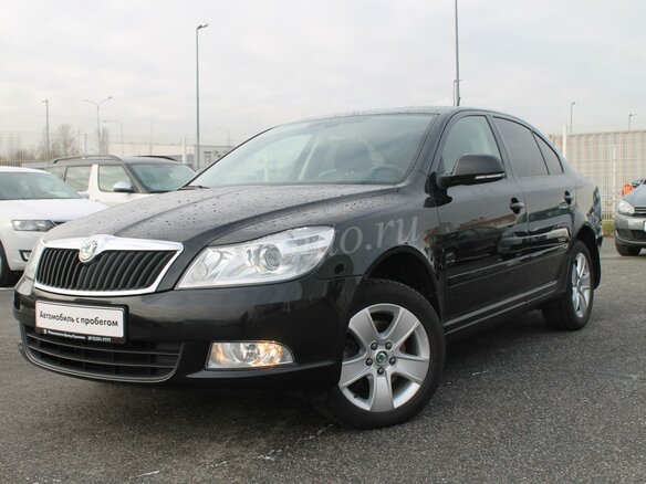 2012 Skoda Octavia Czech market II (A5) Рестайлинг, чёрный
