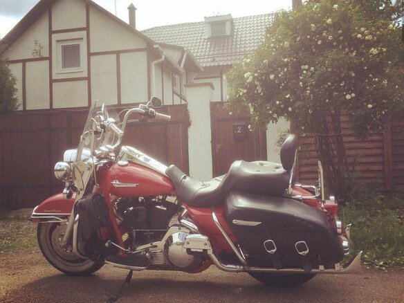 1997 Harley-Davidson Road King, красный