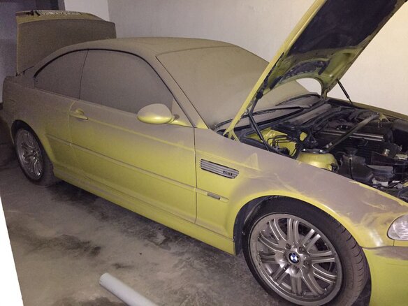 2002 BMW M3 III (E46), жёлтый - вид 10