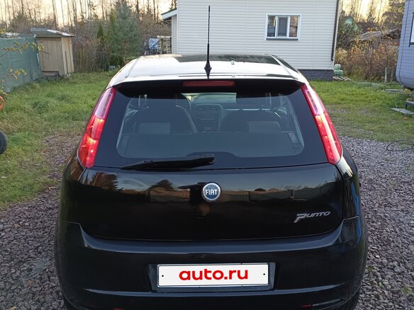 2007 Fiat Punto III Grande Punto, чёрный, 255000 рублей - вид 5
