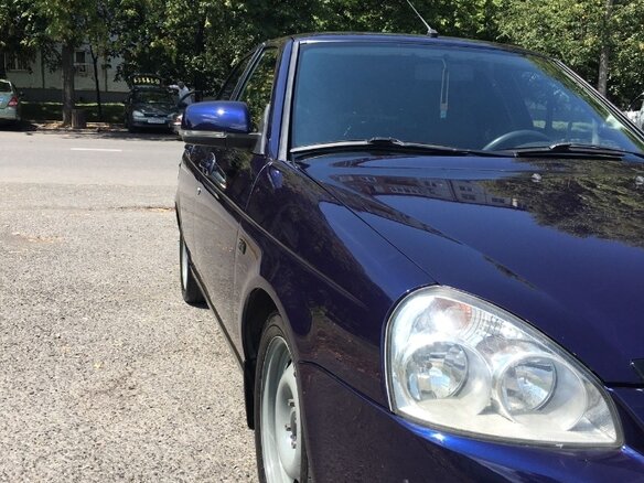 2012 Lada (ВАЗ) Priora I, синий, 550000 рублей - вид 12