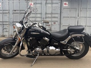 2002 Yamaha XVS400 Drag Star, чёрный, 319000 рублей, вид 2
