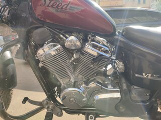1995 Honda Steed 400, чёрный, 300000 рублей, вид 4