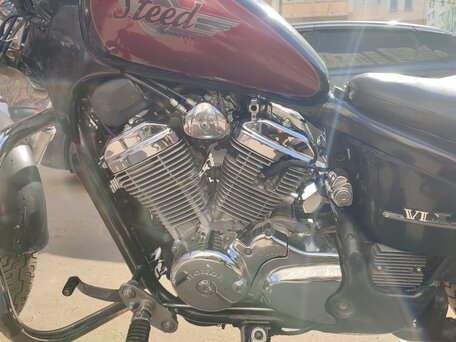 1995 Honda Steed 400, чёрный, 300000 рублей, вид 4