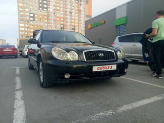 2006 Hyundai Sonata ТагАЗ IV (EF) Рестайлинг, чёрный, 700000 рублей, вид 2