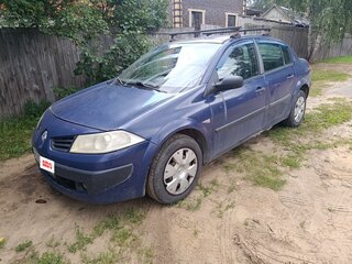 2008 Renault Megane II Рестайлинг, синий, 150000 рублей, вид 2