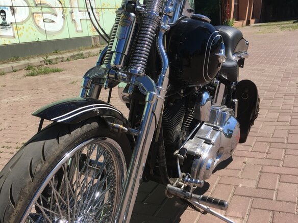 1997 Harley-Davidson Springer Softail, чёрный - вид 4