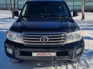 2012 Toyota Land Cruiser 200 Series Рестайлинг 1, чёрный, 4500000 рублей, вид 1