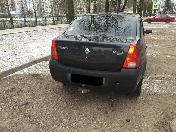 2009 Renault Logan I, серый - вид 4
