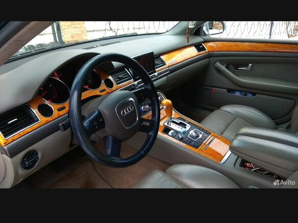 2005 Audi A8 Long II (D3) Рестайлинг, синий, 1450000 рублей - вид 12