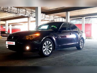 2006 BMW 5 серии 525i V (E60/E61), чёрный, 960000 рублей, вид 2