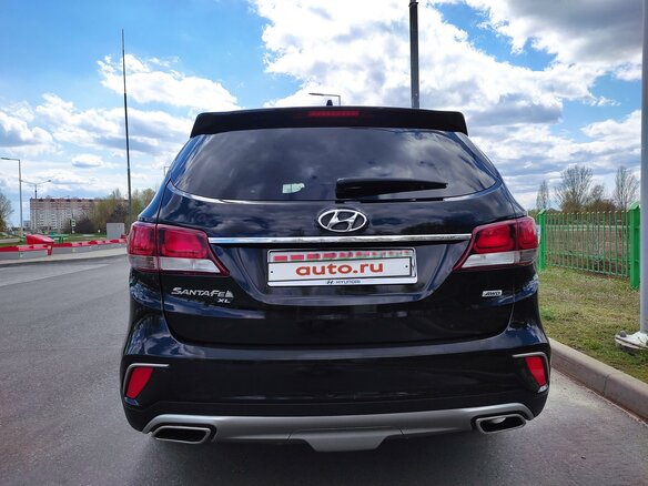2018 Hyundai Santa Fe Grand III Рестайлинг, чёрный, 2106730 рублей - вид 8