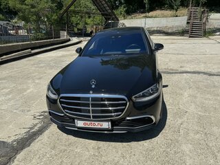 2020 Mercedes-Benz S-Класс 450 Long 4MATIC VII (W223), чёрный, 10750000 рублей, вид 1