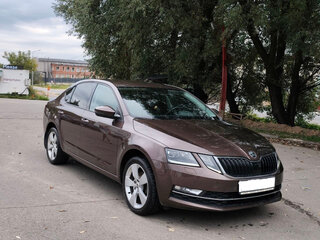 2017 Skoda Octavia III (A7) Рестайлинг, коричневый, 1820000 рублей, вид 4
