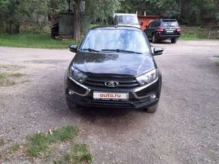 2018 Lada (ВАЗ) Granta I Рестайлинг, чёрный, 700000 рублей, вид 2