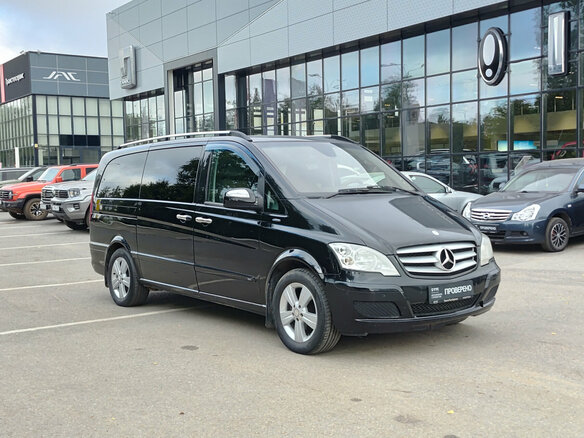2012 Mercedes-Benz Viano L1 I (W639) Рестайлинг, чёрный - вид 2