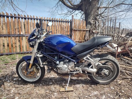 2005 Ducati Monster S4, синий, 410000 рублей, вид 3