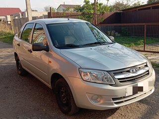 2013 Lada (ВАЗ) Granta I, серебристый, 650000 рублей, вид 2