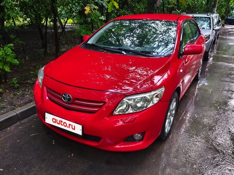 2007 Toyota Corolla AMT X (E140, E150), красный, 450000 рублей, вид 1