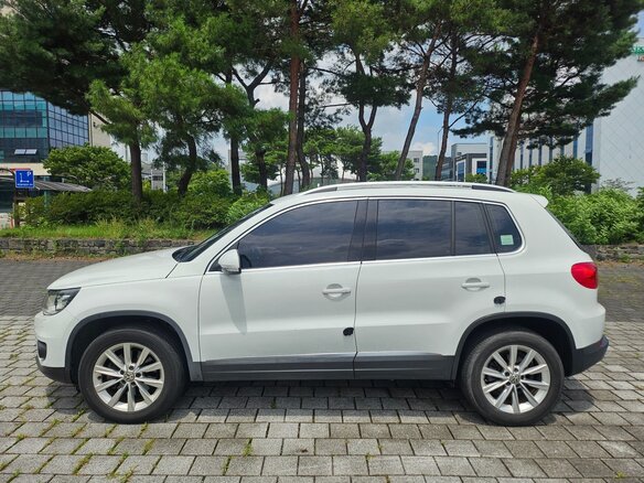 2014 Volkswagen Tiguan I Рестайлинг, белый, 1550000 рублей - вид 6