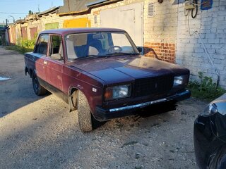 2007 Lada (ВАЗ) 2107, пурпурный, 65000 рублей, вид 2