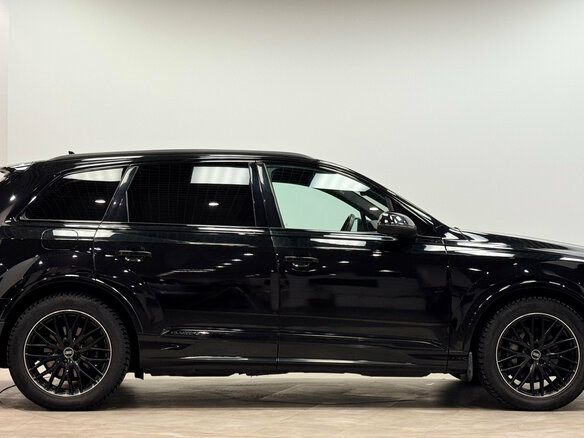 2021 Audi Q7 45 TDI II (4M) Рестайлинг, чёрный, 6100000 рублей - вид 4