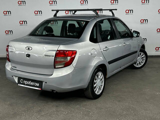 2015 Lada (ВАЗ) Granta I, серебристый, 429000 рублей, вид 4