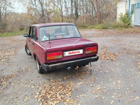 2004 Lada (ВАЗ) 2107, пурпурный, 90000 рублей, вид 2
